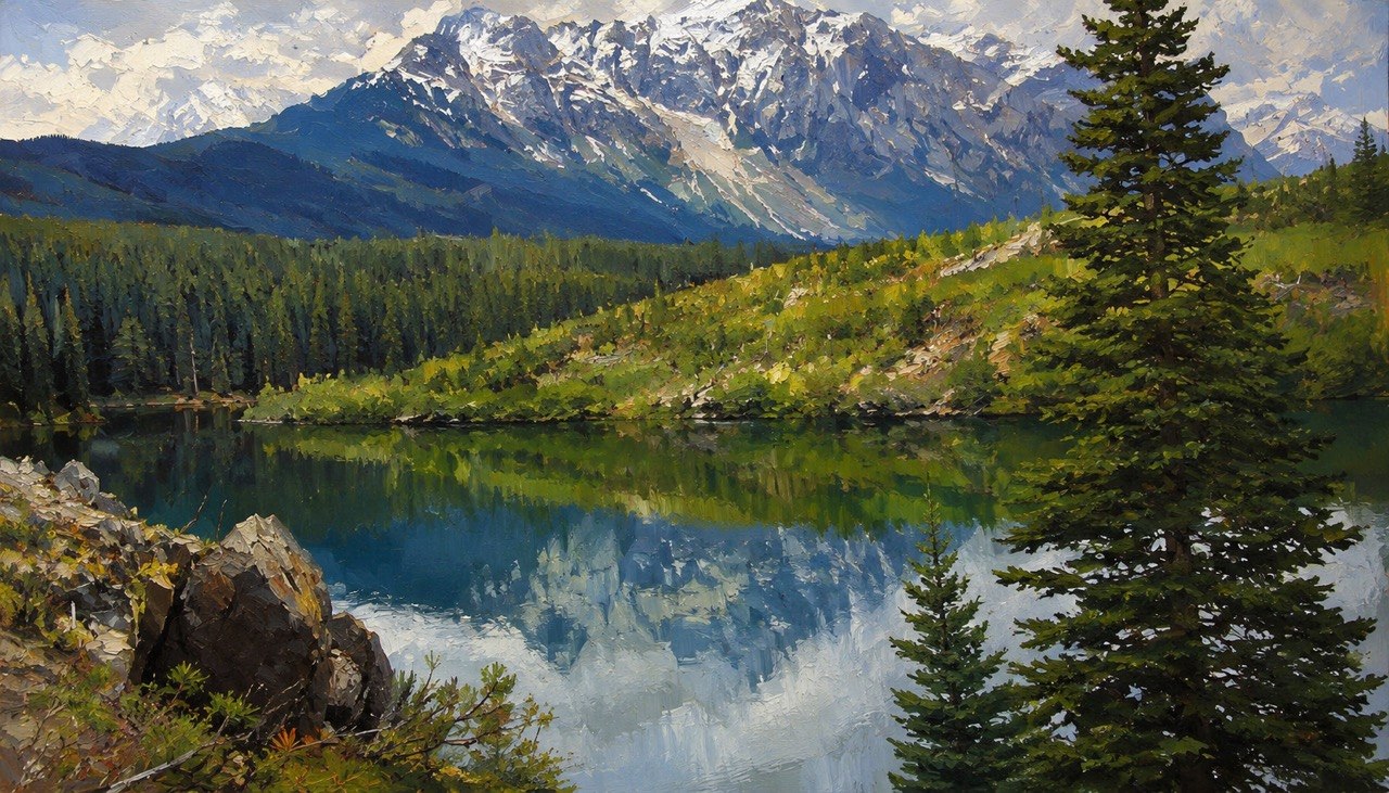 Moab Lake, Jasper National Park